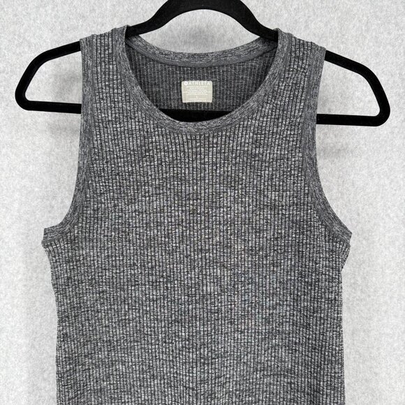 Athleta Womens Momentum Seamless Tank Size L Gray Heathered Stretch Active EUC - Picture 2 of 8
